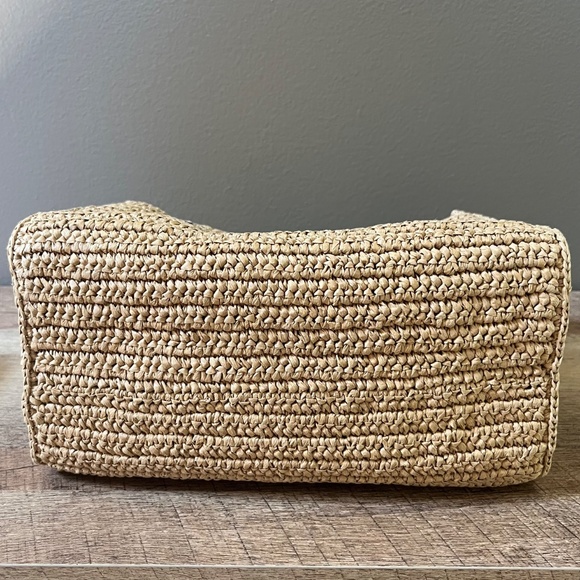 Coach Cargo Straw Tote 26 in Natural - Picture 6 of 11